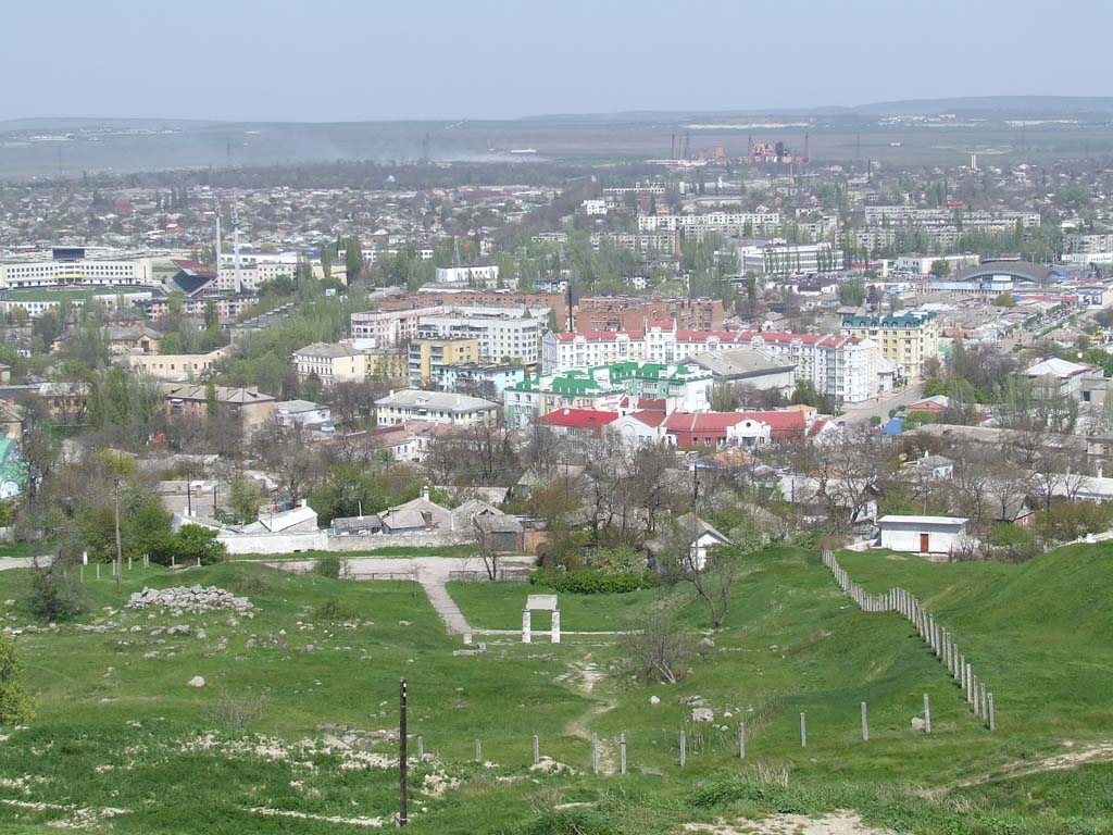 Раскопки древнего города Пантикапеи на г.Митридат