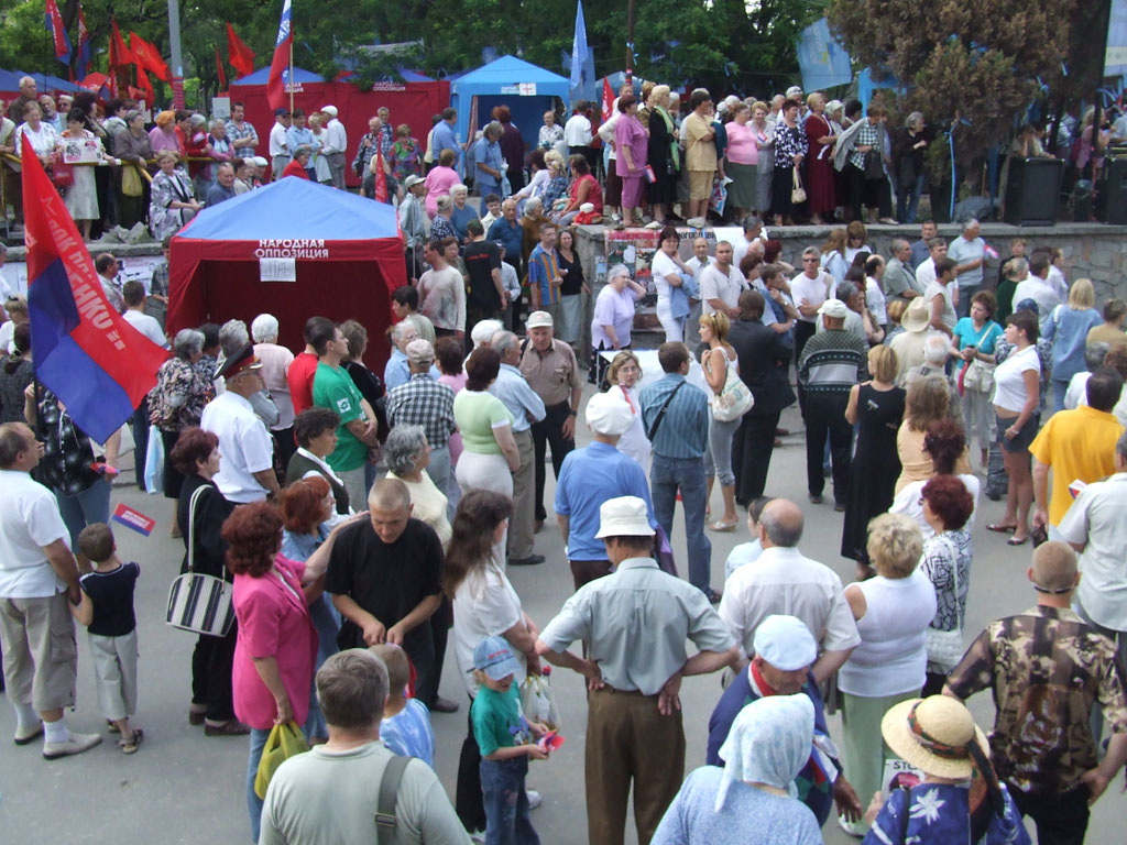 АнтиНАТОвский митинг в Феодосии