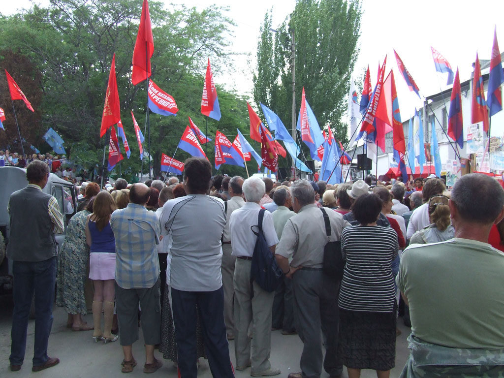 Антинатовская демонстрация протеста в Феодосии