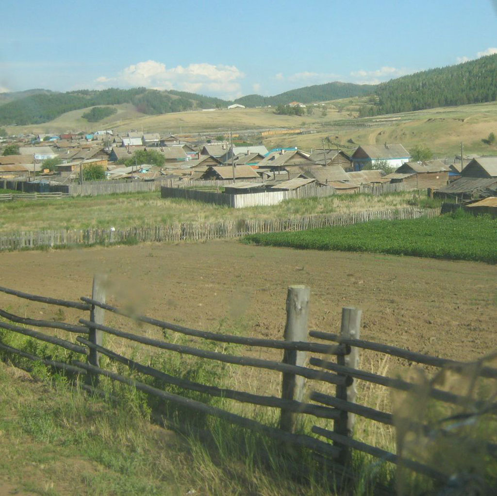 Бурятская деревня