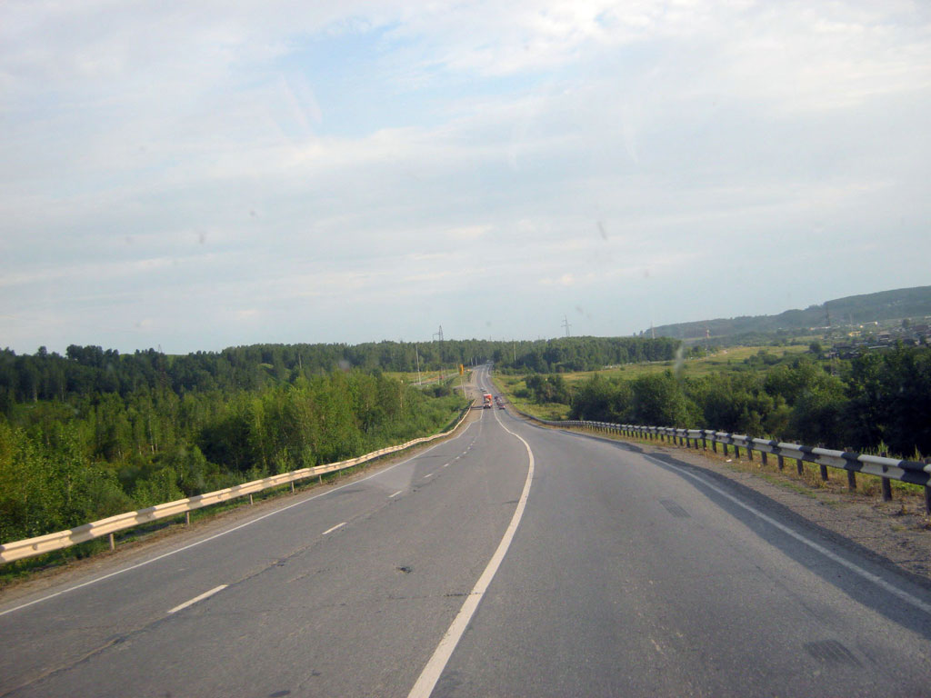 Дорога через красноярск